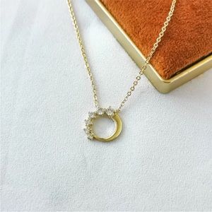 NWT Alicia Bonnie “Cora” Necklace, 14 kt gold vermeil, round pendant w/ zirconia